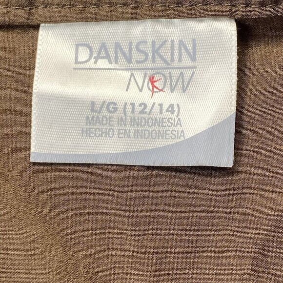 Danskin Now Jacket Womens Large Brown Windbreaker Zip Removable Sleeves Vest - Picture 6 of 14